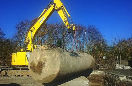 Erdbau-Projekt der SCHWANDT BAU GmbH